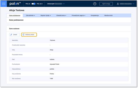 Dane Pracownika Dane Podstawowe Pomoc Pol On