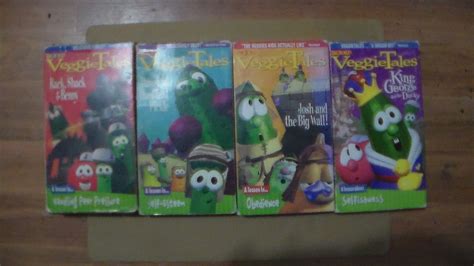 VeggieTales Bible Story Collection VHS Set - VeggieTales Bible Stories ...