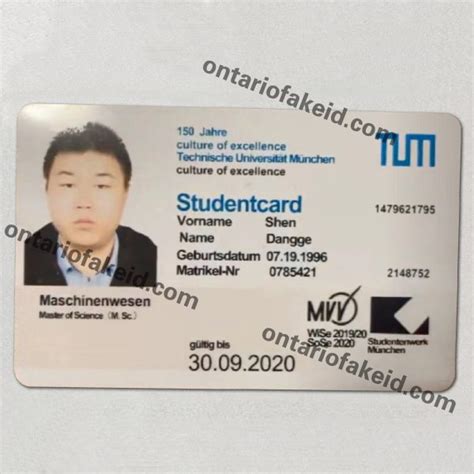 Fake Student Card - BEST FAKE CANADA ID MAKER