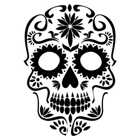 Sugar Skull Svg File Silhouette