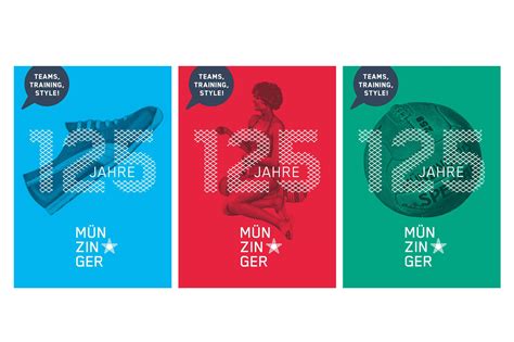 Sport M Nzinger Jahre Jubil Umskampagne Retro Illustration