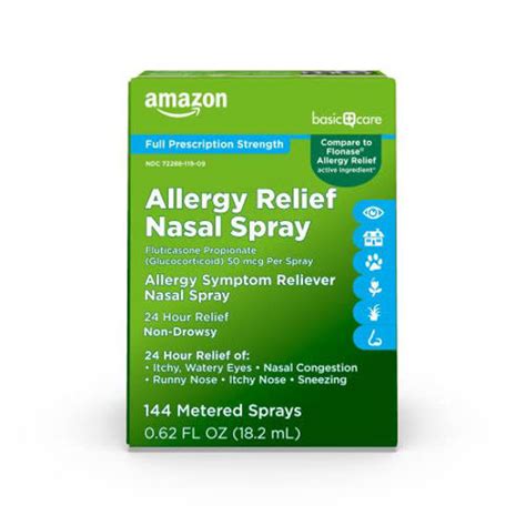 Getuscart Amazon Basic Care 24 Hour Allergy Relief Nasal Spray