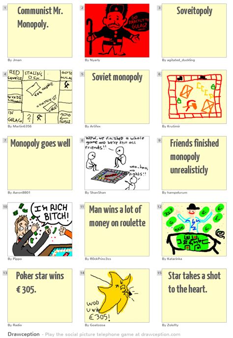 Communist Mr. Monopoly. - Drawception