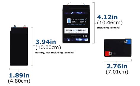 Amazon Mighty Max Battery 6V 4 5AH Lithium Replacement Battery