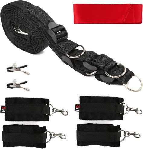 Amazon Sex Bondage BDSM Kit Restraints 6PCS Sets With Adjustable