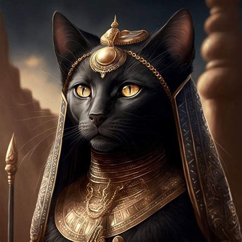 Egyptian Cat Goddess Egyptian Cats Ancient Egyptian Art Egypt Cat