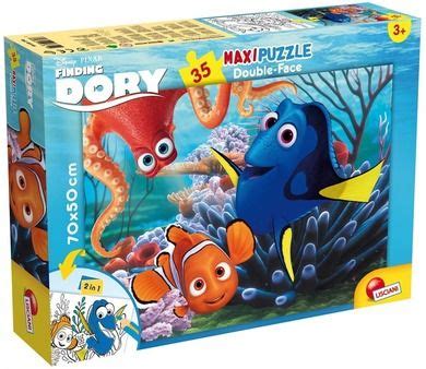 Lisciani Gdzie Jest Dory Puzzle Dwustronne Maxi Do Kolorowania 35