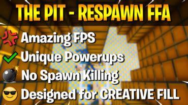 The Pit Respawn Ffa Geerzy Fortnite Creative Map Code