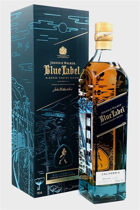 Johnnie Walker Blue Label Blended Scotch Whisky California Limited ...