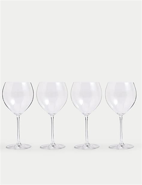 Set Of 4 Rich White Wine Glasses Drinking Glasses Mands Il