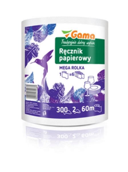 Ręcznik papierowy 2 warstwy 300 listków Gama 13470738433 Allegro pl