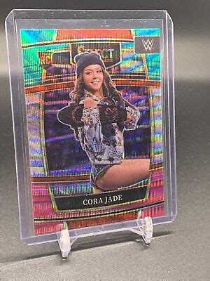 2022 Panini Select WWE Concourse Tri Color Prizm 65 Cora Jade RC SP