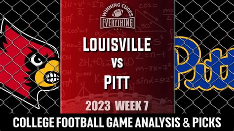 Louisville Vs Pitt Picks And Prediction Against The Spread 2023 College