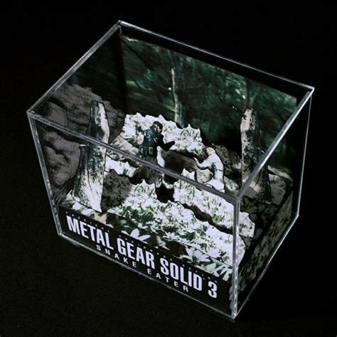 Metal Gear Solid Cube Diorama D Videogame Gift For Etsy