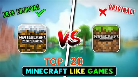 Top Games Like Minecraft For Android And Ios Smartphones Youtube