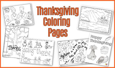 Thanksgiving Coloring Pages (Free Printable for Kids)