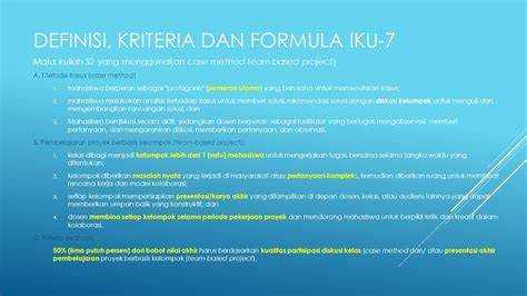 DISKUSI IMPLEMENTASI CASE METHOD DAN TEAM BASED PROJECT Pusat