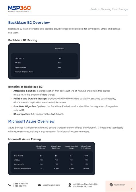 Guide to Choosing Cloud Storage