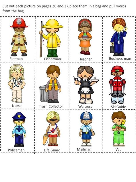 Community Helpers Free Printable