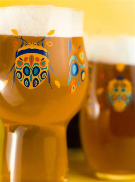 Design for beer glasses on Behance