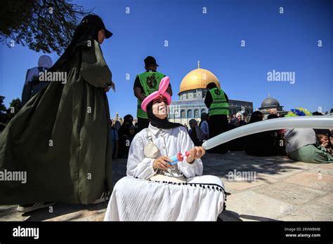 Mawlid Al Nabi In Jerusalem Palestinians Gather To Commemorate The