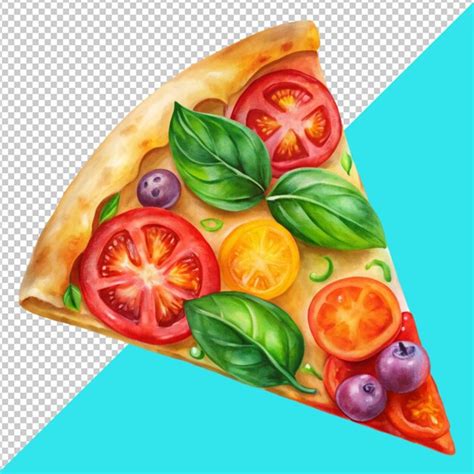 Pizza slices on transperent background | Premium AI-generated PSD