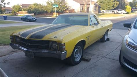 1971 chevy el camino SS 454 4 speed this a real ss 454 - Classic Chevrolet El Camino 1971 for sale