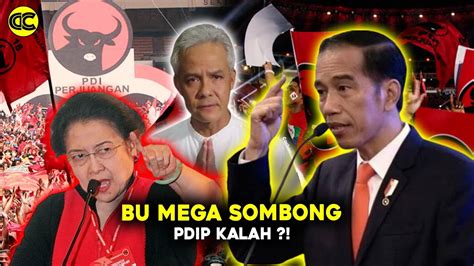 MEGAWATI SOMBONG PDIP KALAH GANJAR MINTA MAAF Dampak Jokowi Dan