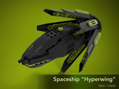 Lego Moc Spaceship Hyperwing By Brampf Rebrickable Build With Lego