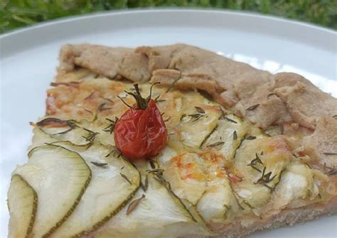 Tarte rustique à la courgette de Zest de Flow Cookpad