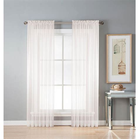 Explore Photos Of Extra Wide White Voile Sheer Curtain Panels Showing