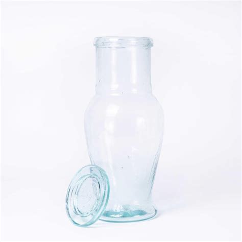 Contemporary Moroccan Glass Jar Clear For Sale At 1stdibs