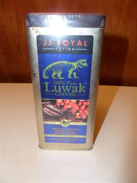 Café Kopi Luwak 100 Puro En Lata Jj Royal 100 Gr El Mejor 3 549