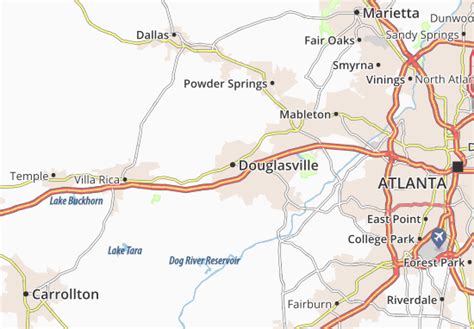 MICHELIN Douglasville map - ViaMichelin