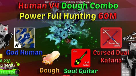 Dough Combo Power Full God Human Cdk Soul Guitar Blox Fruits