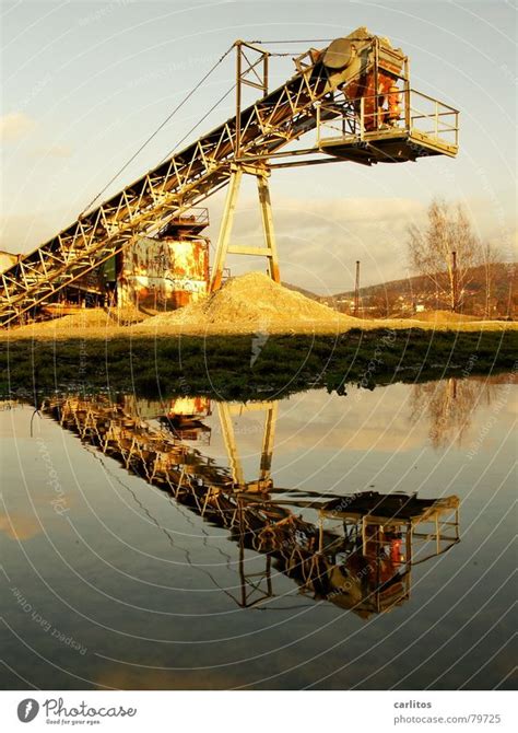 Gravel Pit Conveyor Belt A Royalty Free Stock Photo From Photocase