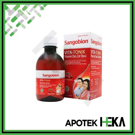 Jual Sangobion Vitatonik 250 Ml Sirup Multivitamin Zat Besi Tambah