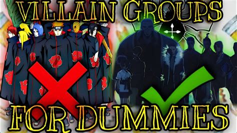 How To Make A GREAT Anime Villain Group YouTube