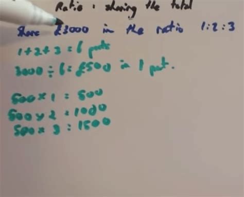 Ratio Sharing The Total Video Corbettmaths