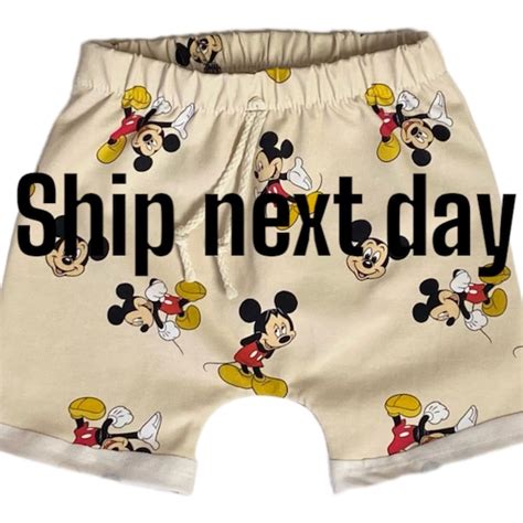 Mickey Mouse Shorts - Etsy