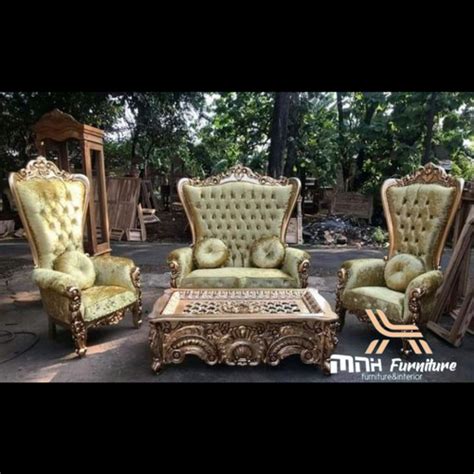 Jual Kursi Sofa Jati Syahrini Tamu Ukir Mewah Minimalis Furniture