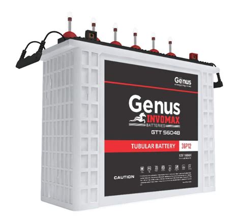 Genus Invomax GTT56048 C20 Rating Tall Tubular Inverter Battery