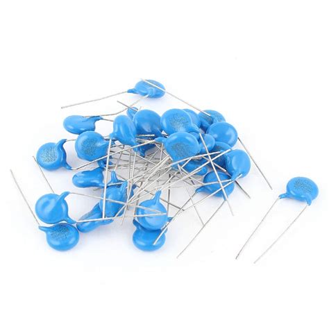 Pcs V Pf Blue High Voltage Radial Lead Ceramic Disc Capacitor