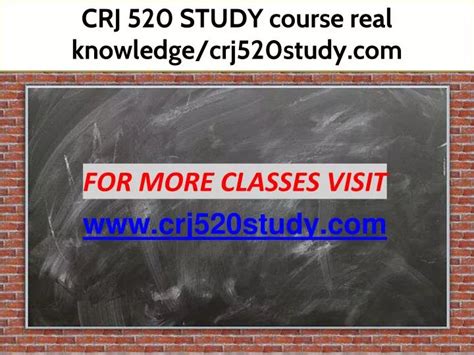 Ppt Crj Study Course Real Knowledge Crj Study Powerpoint