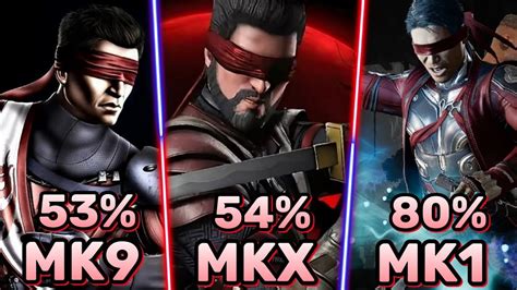 Kenshi Mk9 Vs Mkx Vs Mk1 Combos Kenshi Combos Youtube