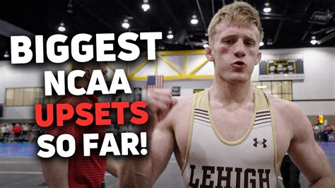 Top NCAA Upsets On FloWrestling Week 1-2 - YouTube