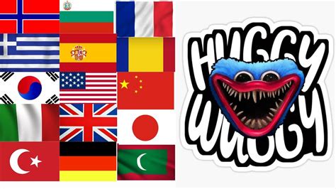 Huggy Wuggy In Different Languages Meme Part Youtube