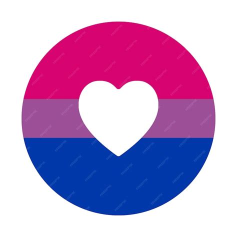 Premium Vector Bisexual Pride Flag In Shape