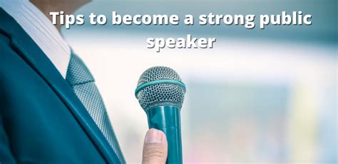 7 Effective Tips To Become A Strong Public Speaker Assistance