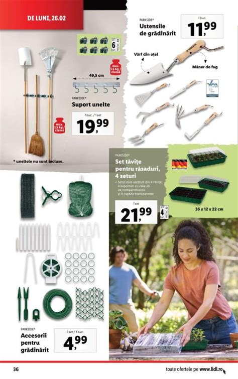 Oferte Lidl Ustensile Parkside Gradina Din Februarie